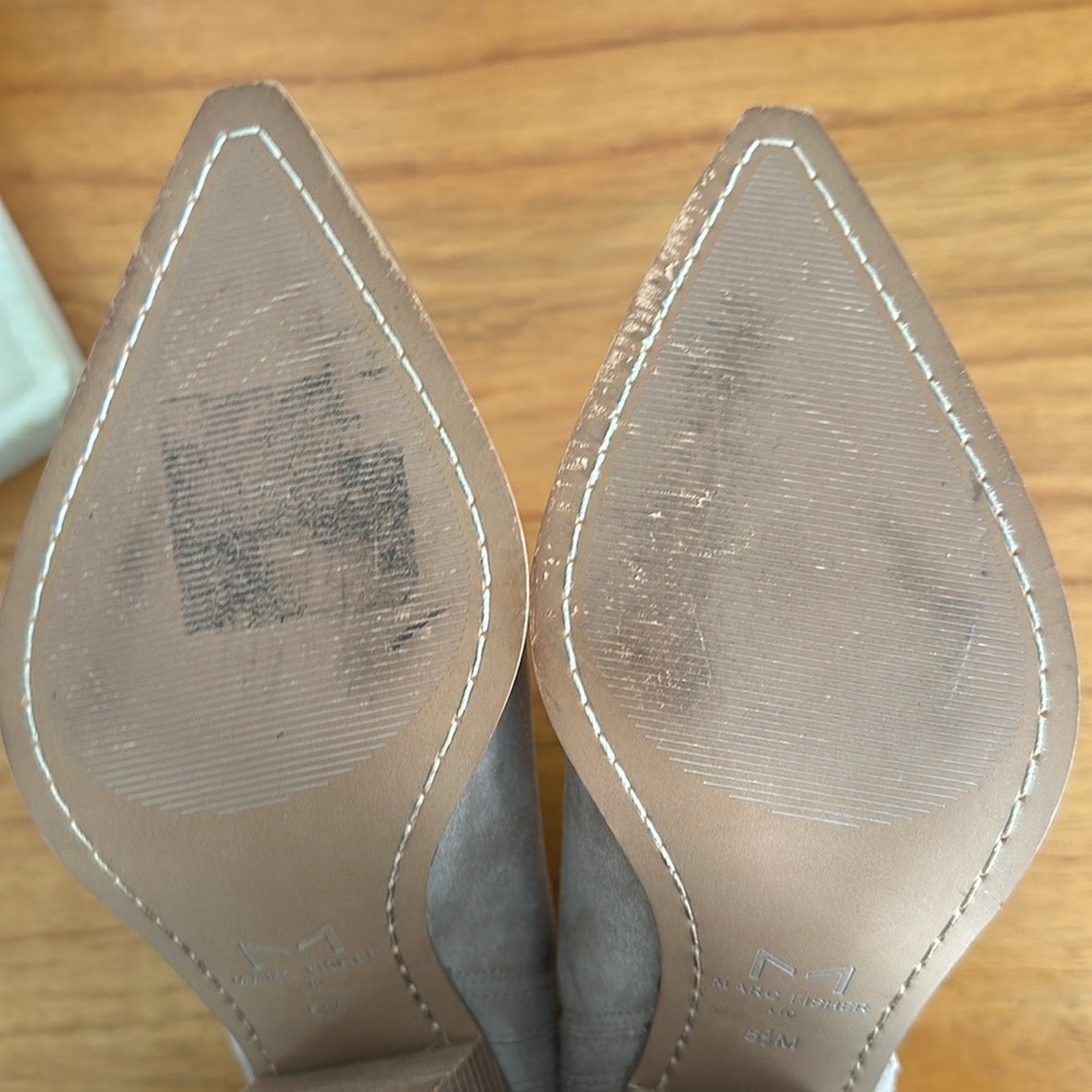 Marc Fisher Genuine Suede Booties - Picture 6 of 9